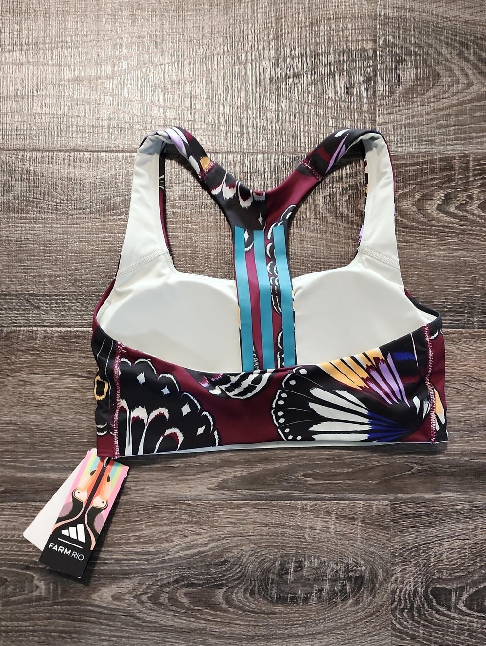 Adidas x Farm Rio "Butterfly" Sports Bra - Picture 3 of 5